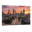 Atlanta skyline sunset highway cityscape light trails wall art print