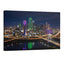 Dallas skyline night wall art Reunion Tower cityscape Dallas Texas illuminated skyline print