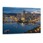 Philadelphia skyline night wall art bridges cityscape Allegheny River print
