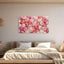 Pink Peony Canvas Wall Art with Flowers Romantic Floral Canvas Print Wall Decor