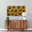 street art flower wall decor yellow sunflower artwork