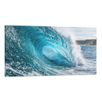 Surf Wave Barrel Canvas Wall Art Ocean Surf Beach Coastal Decor