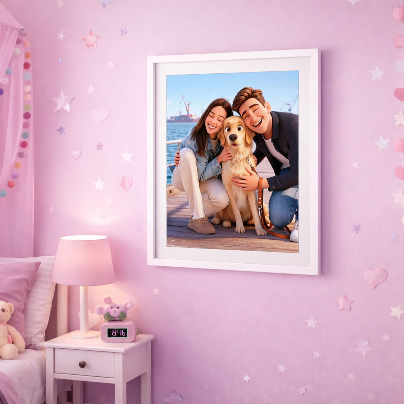 3D Cartoon Portrait from Photo, Custom Personalized Artwork