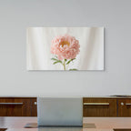 Elegant peony flower canvas, modern floral home decoration