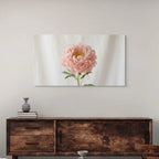 Blush Peony Canvas Wall Art Soft Pink Floral Print for Elegant & Modern Decor