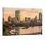 Boston skyline sunset Charles River cityscape wall art print