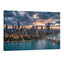 Chicago skyline sunset wall art Navy Pier waterfront cityscape print Illinois skyline photography