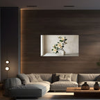 magnolia flower wall art neutral aesthetic