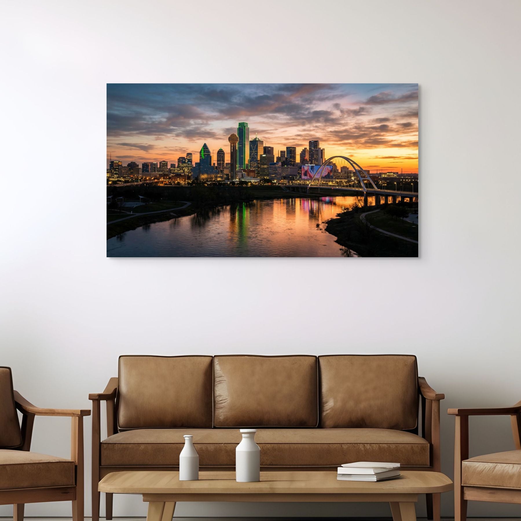 Dallas Texas Skyline Canvas Wall Art Downtown Dallas Skyline Canvas Print Secondary image