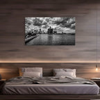 Detroit Canvas Wall Art Detroit Michigan Skyline Canvas Print