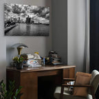 Detroit Canvas Wall Art Detroit Michigan Skyline Canvas Print