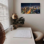 Dubai City Skyline Canvas Wall Art Dubai UAE Skyline Canvas Print