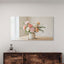 Soft pastel peony bouquet wall art, minimalist feminine home decor