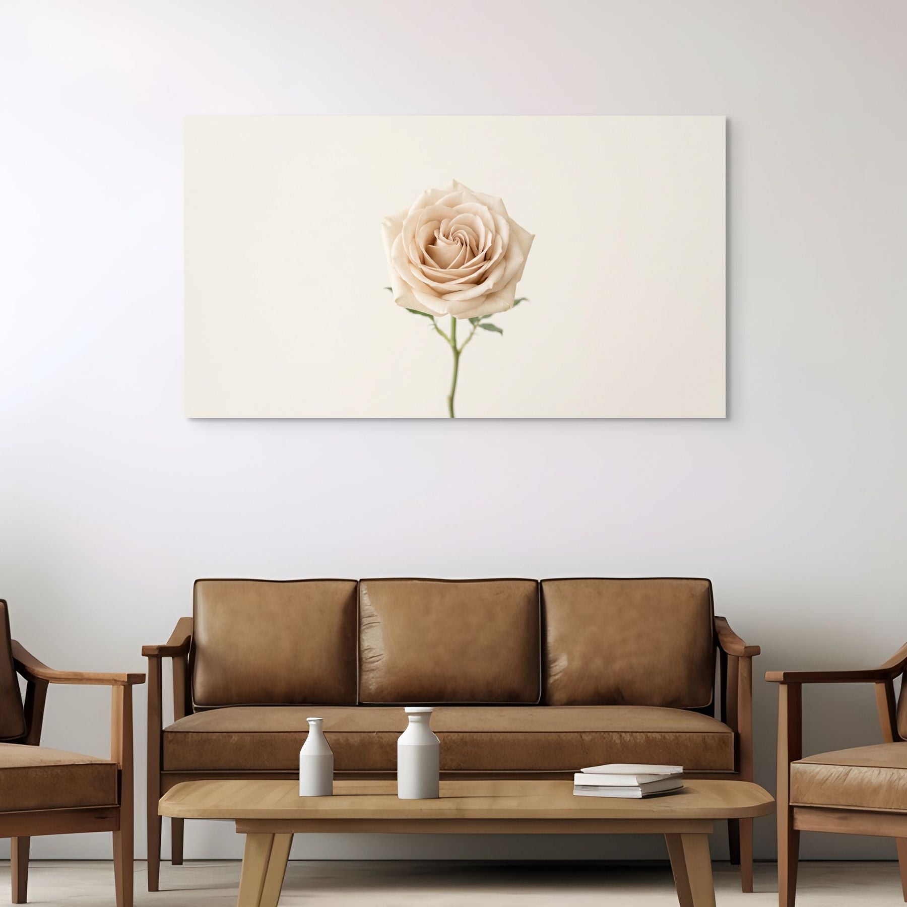 Flower Canvas Wall Art Rose Canvas Wall Art Secondary image