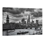 London City Skyline Canvas Wall Art London England Skyline Canvas Print