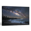Milky Way Beach Canvas Wall Art Starry Night Ocean Landscape Print