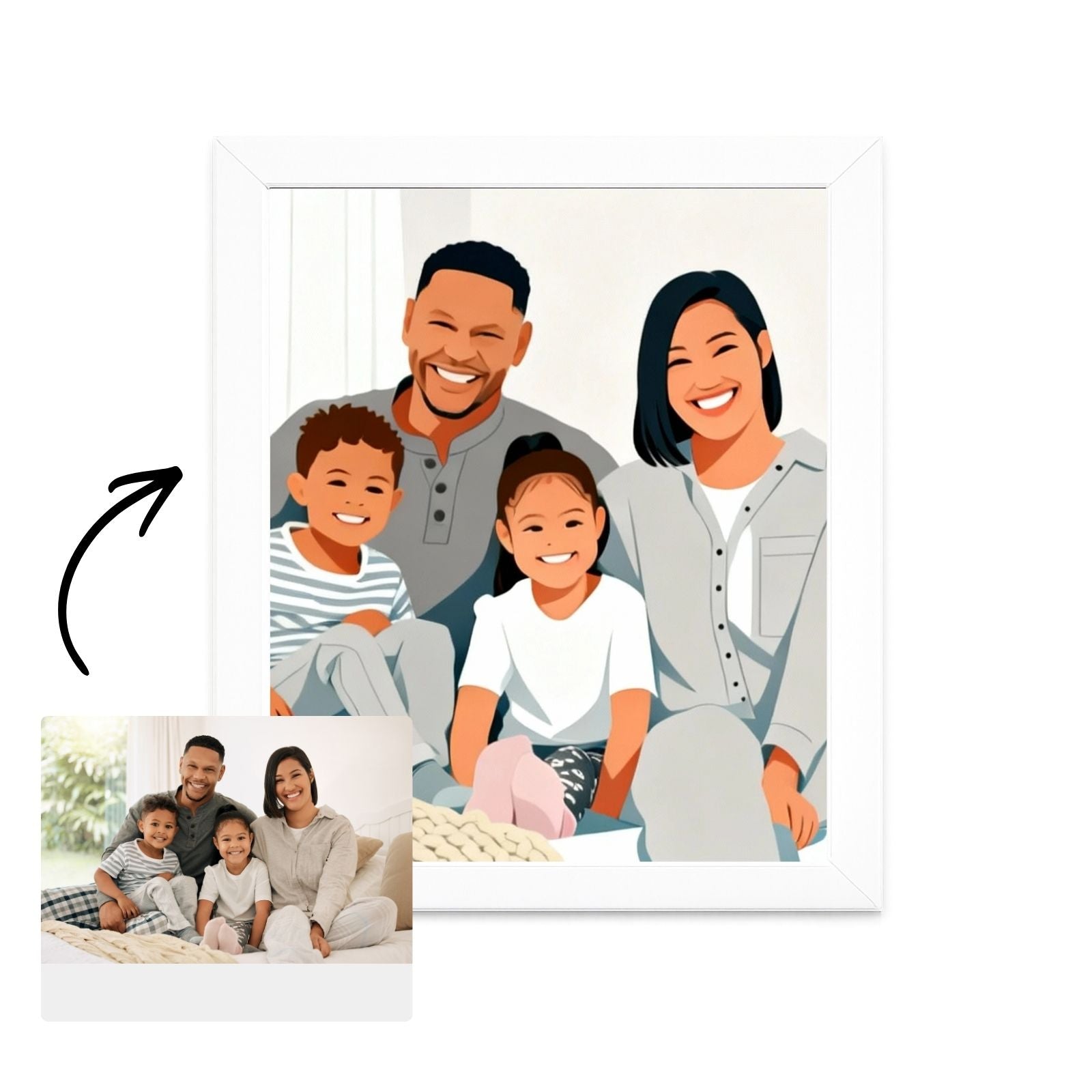 Minimalist Cartoon Portrait Secondary image