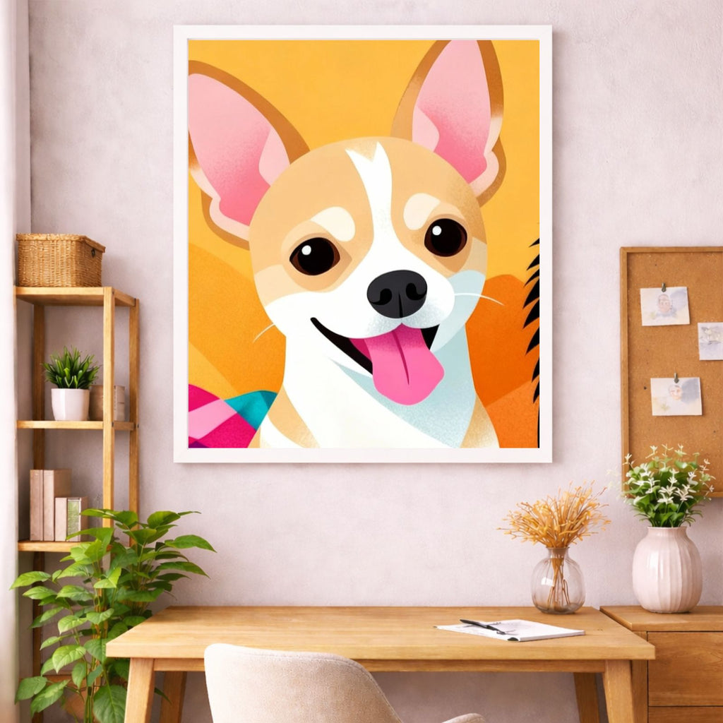 Minimalist Cartoon Portrait