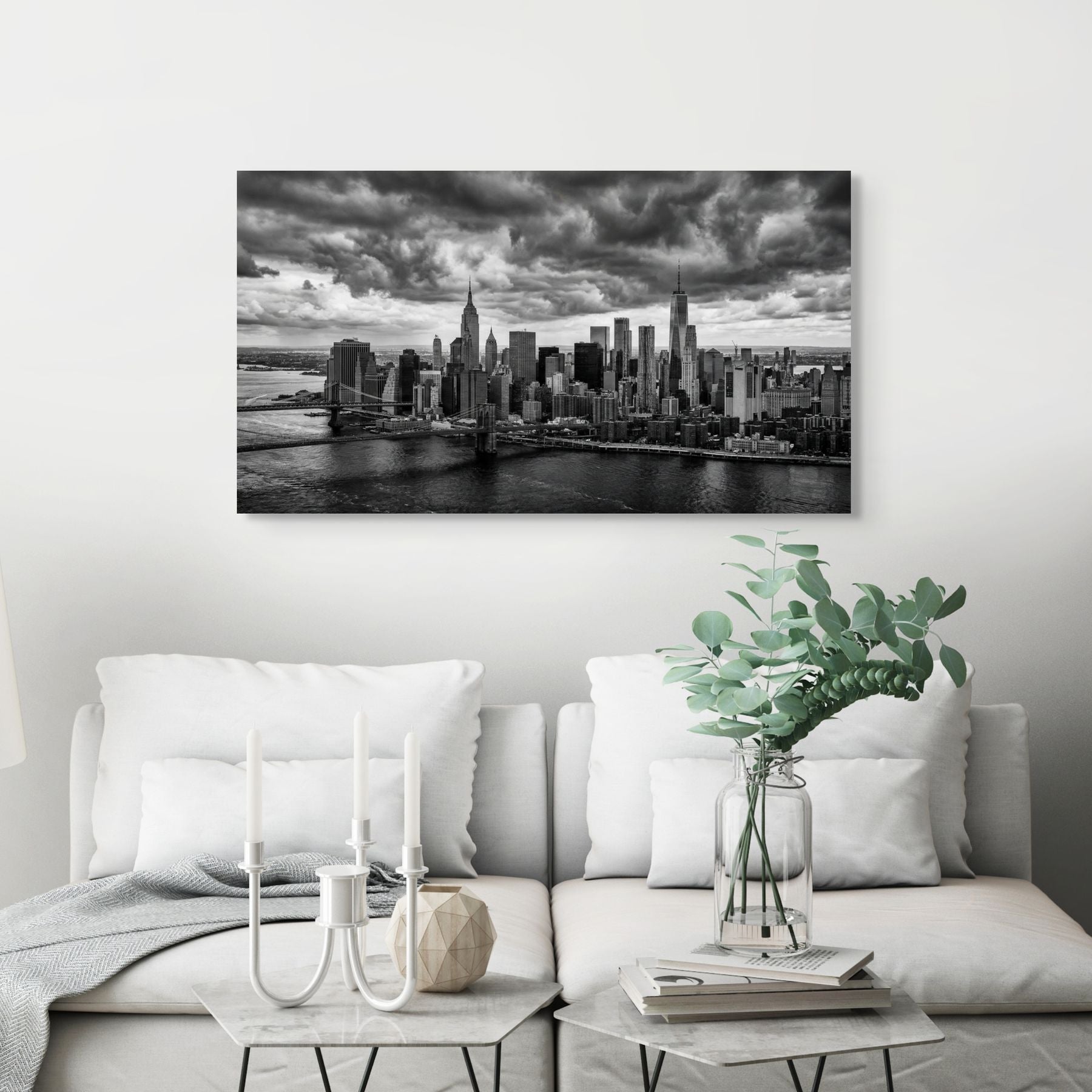 New York City Skyline Canvas Wall Art NYC Skyline Canvas Print Secondary image