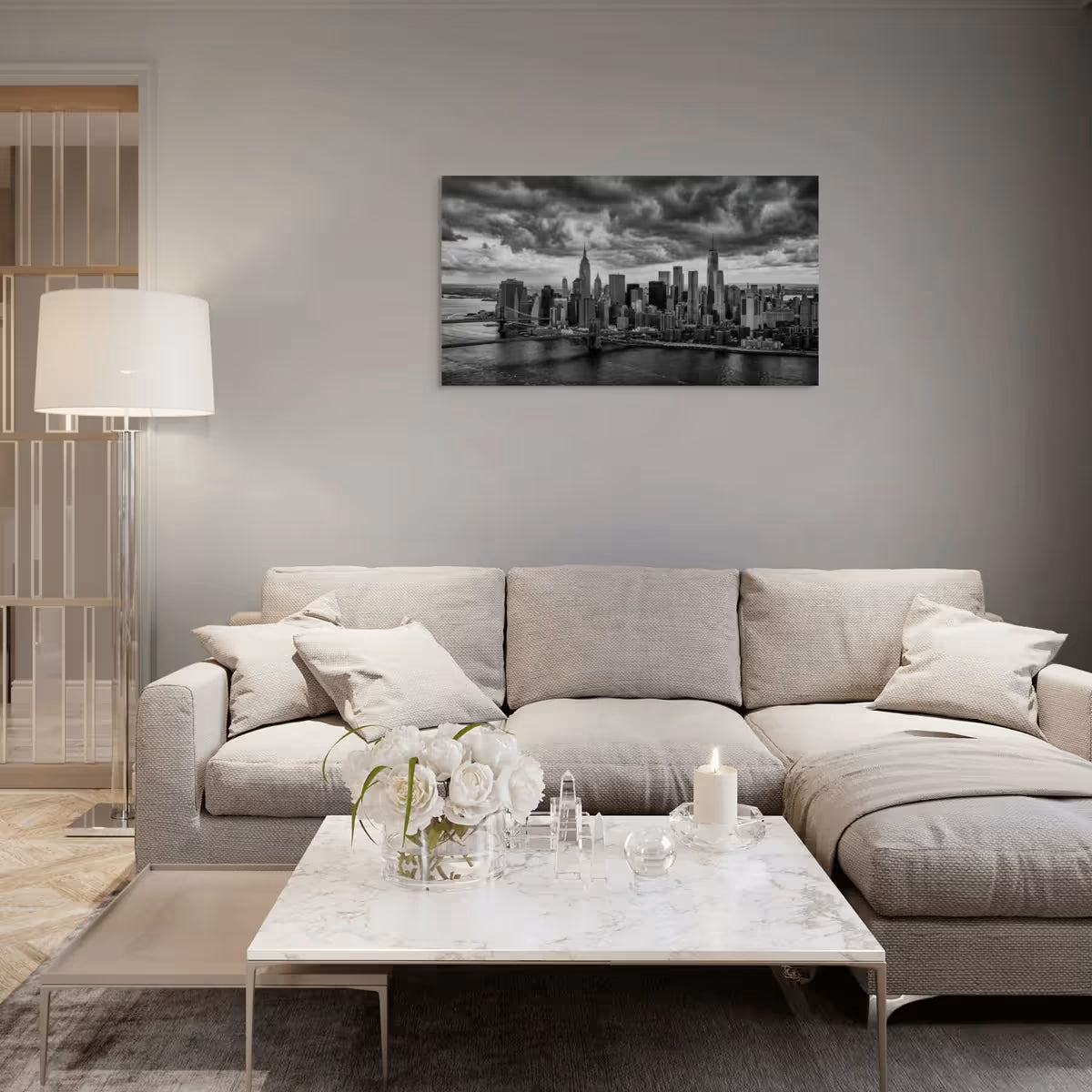 New York City Skyline Canvas Wall Art NYC Skyline Canvas Print