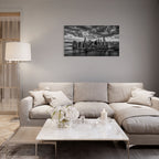 Manhattan skyline monochrome urban photography wall art
