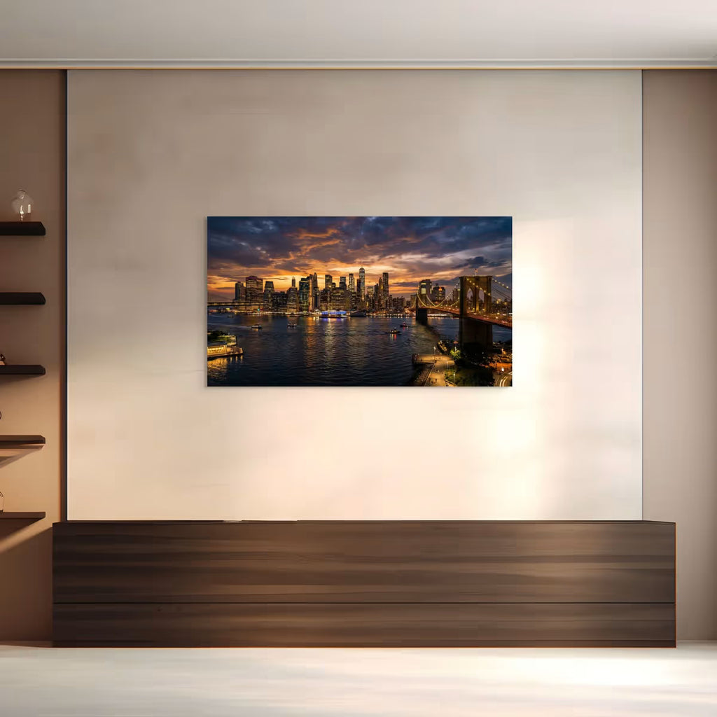 New York Skyline Canvas Wall Art NYC Skyline Canvas Print