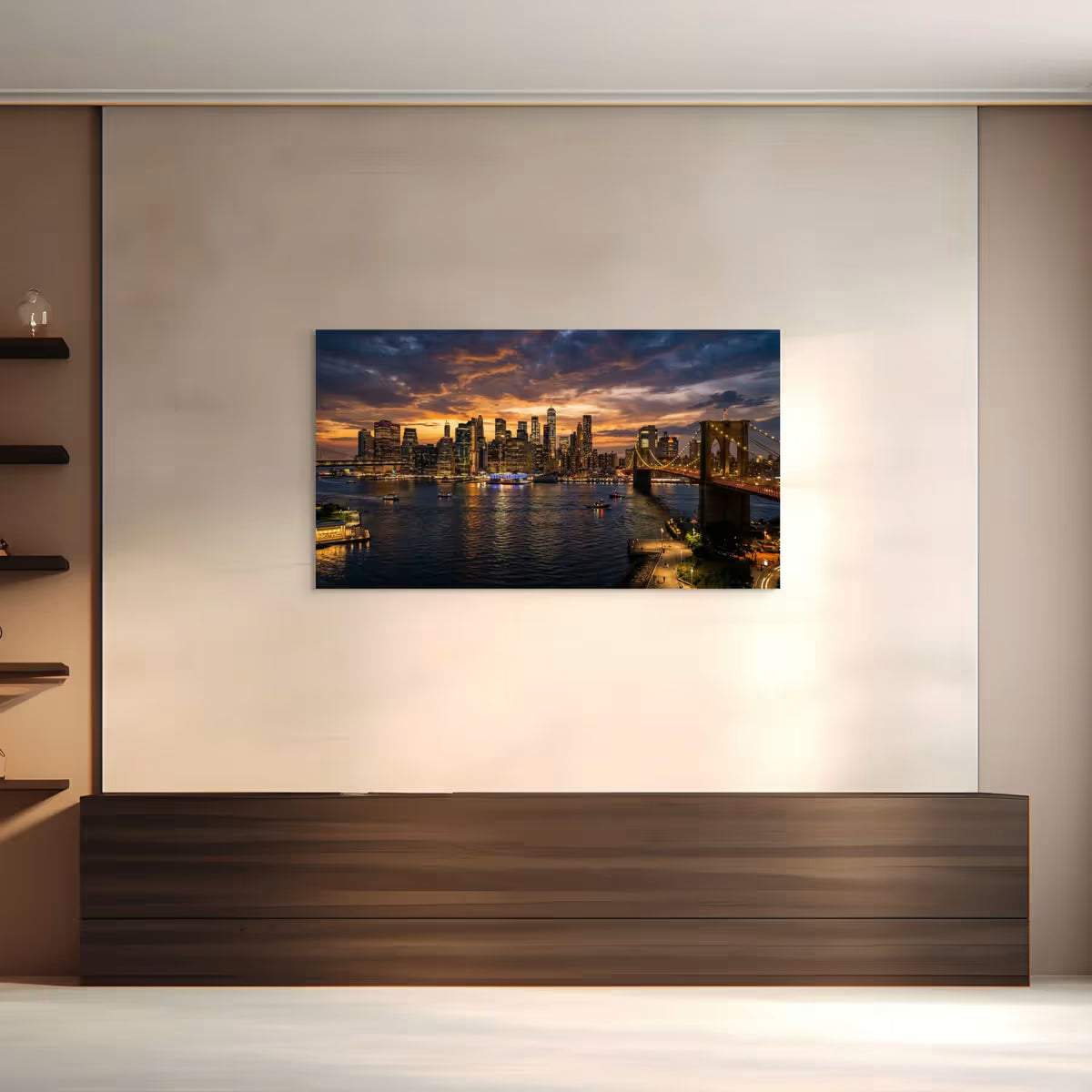 New York Skyline Canvas Wall Art NYC Skyline Canvas Print