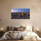 Paris France Skyline Canvas Wall Art Paris City Skyline Canvas Print