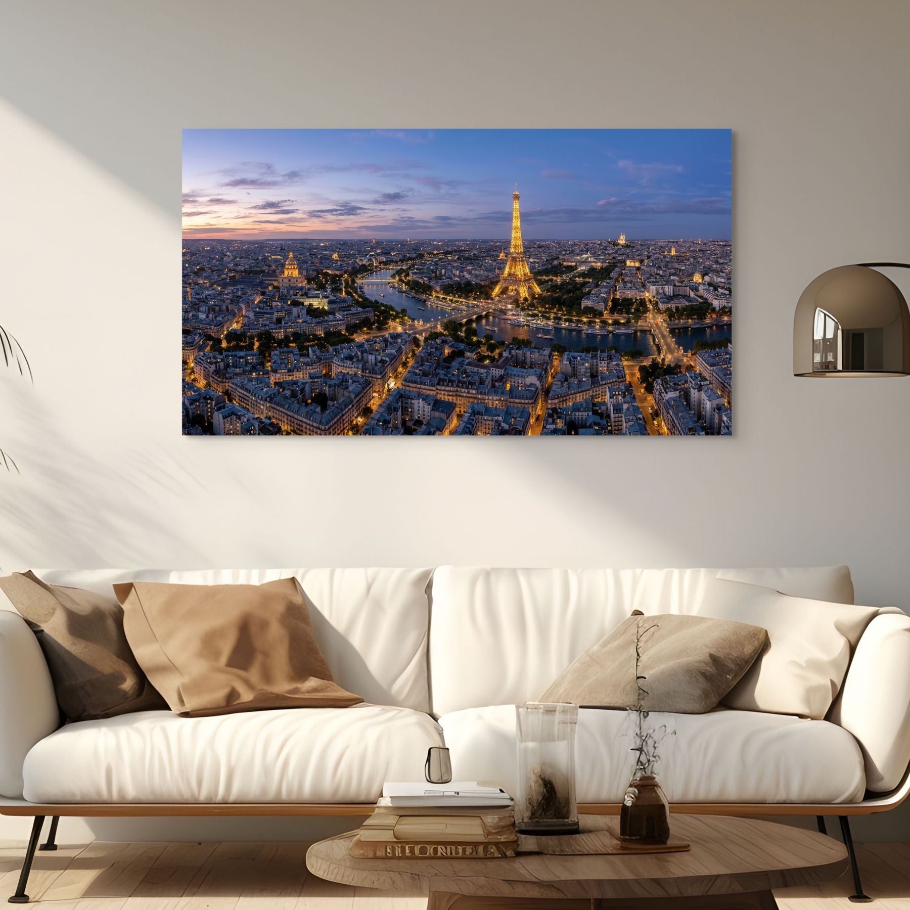Paris France Skyline Canvas Wall Art Paris City Skyline Canvas Print Secondary image