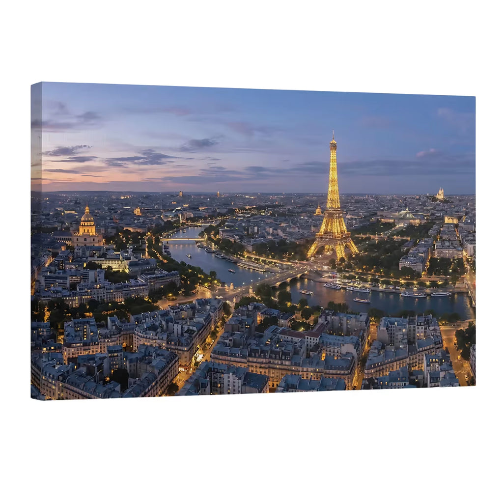 Paris France Skyline Canvas Wall Art Paris City Skyline Canvas Print