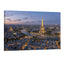 Paris skyline sunset wall art Eiffel Tower cityscape Paris France Seine River illuminated skyline print