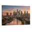 Philadelphia skyline sunset wall art Philly skyline Schuylkill River cityscape print