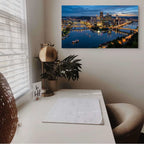 Philly Skyline Wall Art Canvas Philadelphia City Skyline Canvas Print
