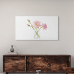 zen lotus flower wall art print
