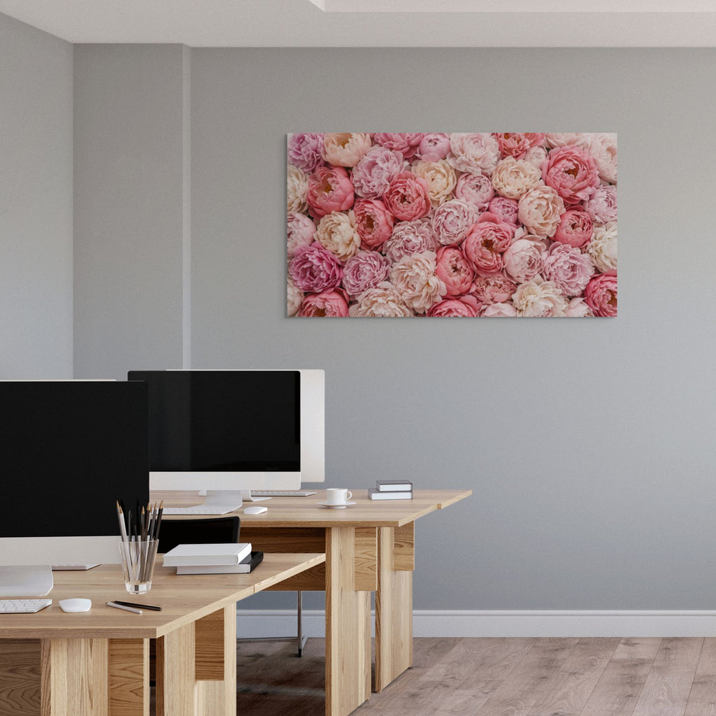 peony flower wall art feminine home decor