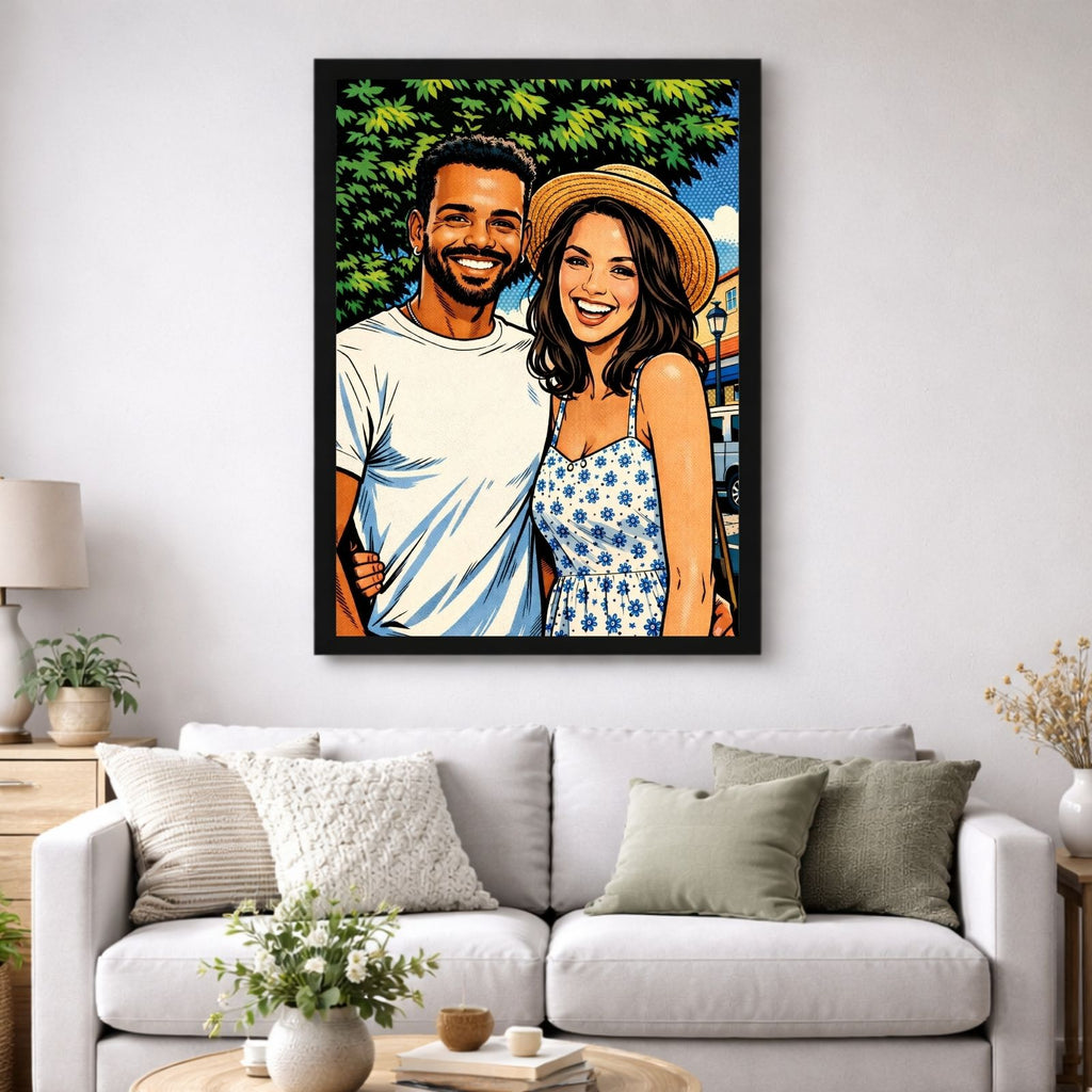 Pop Culture Cartoon Portrait