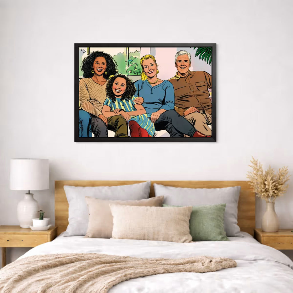 Pop Culture Cartoon Portrait