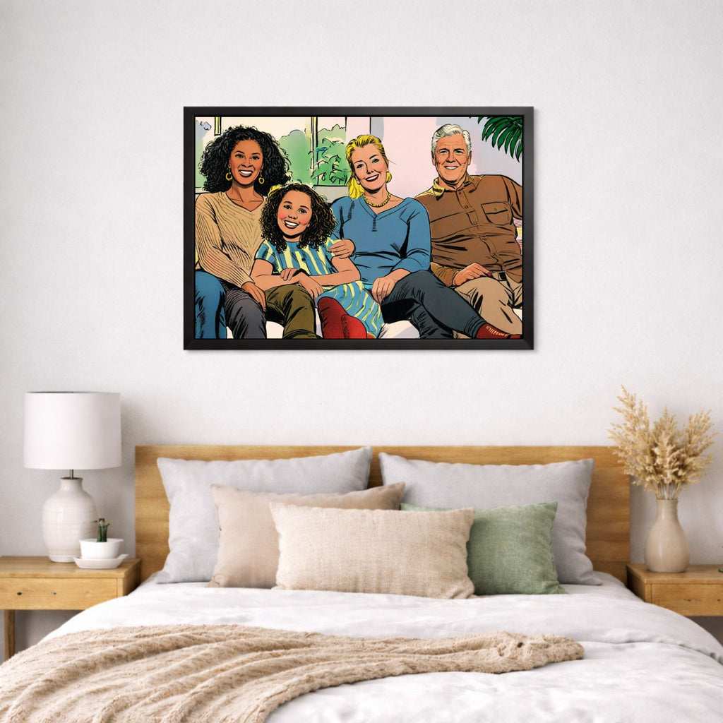 Pop Culture Cartoon Portrait