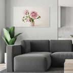 pink peony wall art aesthetic floral print