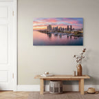San Diego City Skyline Canvas Wall Art San Diego California Skyline Print