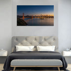 Golden Gate Bridge and San Francisco skyline panoramic print