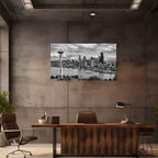 Seattle Washington Skyline Canvas Wall Art Seattle City Skyline Canvas Print