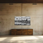 Seattle Washington Skyline Canvas Wall Art Seattle City Skyline Canvas Print