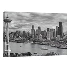 Seattle Washington Skyline Canvas Wall Art Seattle City Skyline Canvas Print