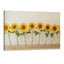 Sunflower Row Canvas Wall Art Bright Yellow Floral Print for Cheerful Home Decor