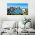 Sydney Skyline Canvas Decor Sydney Australia City Skyline Wall Print
