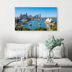 Sydney Opera House and Harbour Bridge skyline wall art