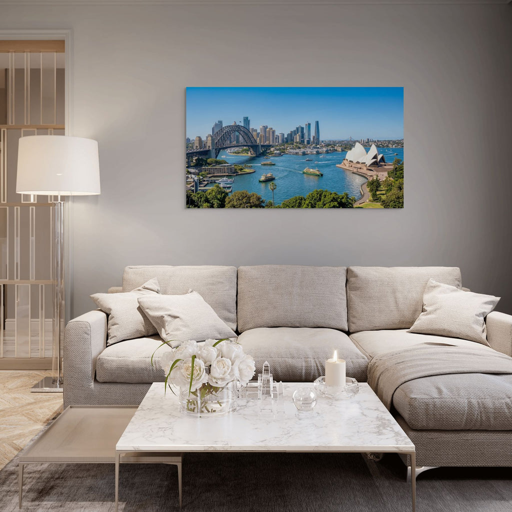 Opera House Sydney sunset cityscape wall decor