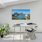 Sydney skyline waterfront with Opera House wall art
