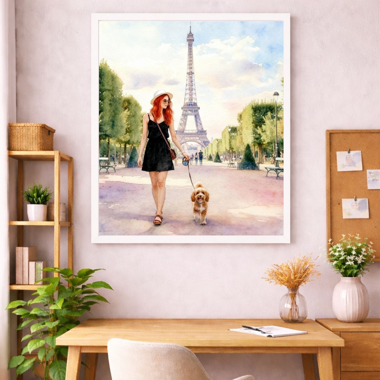 Classic Watercolor Portrait